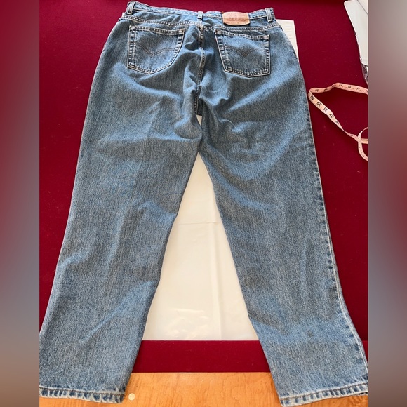 LEVI'S® 551 Relaxed Fit straight leg Blue Jeans 36 Medium Wash Cotton pants mens - Picture 3 of 9